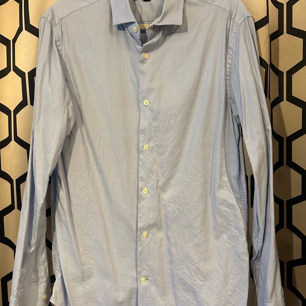 Banana Republic Light Blue Men's Dress Shirt
